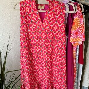 SSYS Everly Vibrant Pink Floral Mini dress